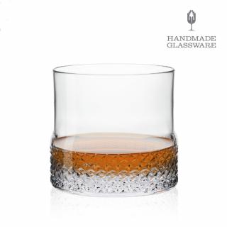 Poháre whisky 380ml s lešteným brusom PREMIUM (4ks) (7729)