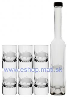 SET Platina + poháre Spirit Ryba (1+6KS) (2650)