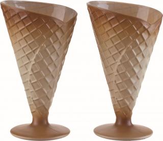 Zmrzlinový pohár Cornetto hnedé (2KS) (256)
