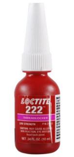 Loctite 222 10ml - nizkopevnostný zaisťovač skrutiek