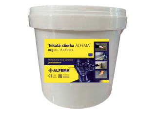 ALF POLY FLEX  8kg HYDROIZOLAČNÁ STIERKA ALFEMA  (ALF POLY FLEX  8kg Hydroizolačná stierka s vláknami proti tlakovej a spodnej vode)