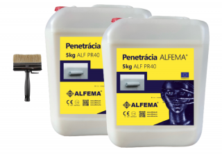 ALF PR40 10kg Penetrácia PROFI ALFEMA (2xPenetrácia ALF PR40 , štetec)