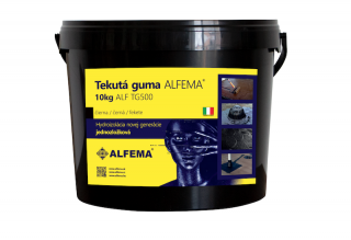 ALF TG500 10kg čierná TEKUTÁ GUMA ALFEMA (Výdatnosť 6-10m2)