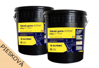 SET 2x Tekutá guma ALFEMA TG500 pieskova 20 kg (40kg) (DOPRAVA ZDARMA! NOVÉ BALENIE, PÔVODNÁ RECEPTÚRA!)