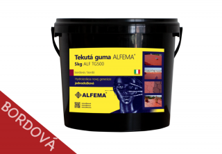 Tekutá guma ALFEMA TG500 bordová 5 kg (NOVÉ BALENIE, PÔVODNÁ RECEPTÚRA!)