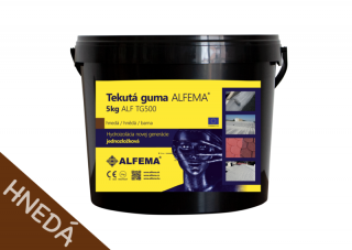 Tekutá guma ALFEMA TG500 hnedá 5 kg (NOVÉ BALENIE, PÔVODNÁ RECEPTÚRA!)