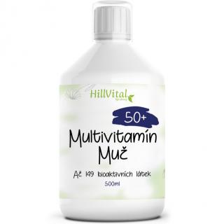 HillVital | Multivitamín pre mužov 50+, 500 ml