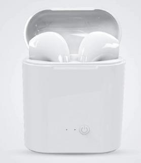 Bluetooth slúchadlá bezdrôtové TWS i7s - biele TWS202