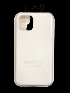MobilEu Farebný obal silikónový na iPhone 11 Pro Biela FO067