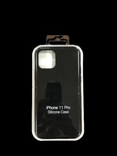 MobilEu Farebný obal silikónový na iPhone 11 Pro Čierna FO068