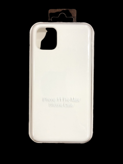 MobilEu Farebný obal silikónový na iPhone 11 Pro Max Biela FO067