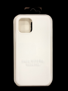 MobilEu Farebný obal silikónový na iPhone 12 Biela FO067