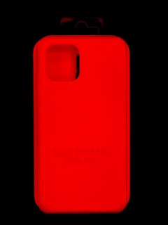 MobilEu Farebný obal silikónový na iPhone 12 Červená FO069