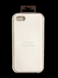 MobilEu Farebný obal silikónový na iPhone 8 Biela FO067