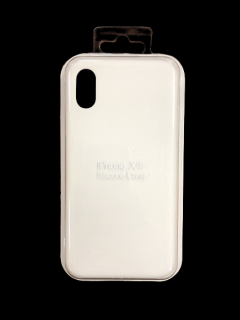 MobilEu Farebný obal silikónový na iPhone X/XS Biela FO067