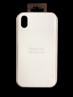 MobilEu Farebný obal silikónový na iPhone XR Biela FO067