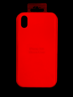 MobilEu Farebný obal silikónový na iPhone XR Červená FO069