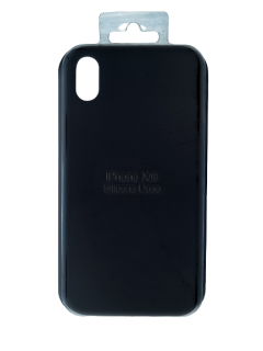 MobilEu Farebný obal silikónový na iPhone XR Čierna FO068