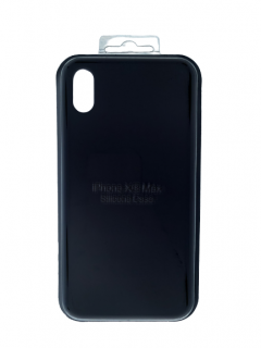 MobilEu Farebný obal silikónový na iPhone XS Max Čierna FO068