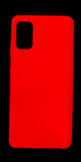 MobilEu Farebný obal silikónový na Samsung Galaxy A41 Červená FO156