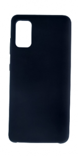 MobilEu Farebný obal silikónový na Samsung Galaxy A41 Čierna FO155
