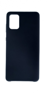 MobilEu Farebný obal silikónový na Samsung Galaxy A71 Čierna FO155