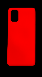 MobilEu Farebný obal silikónový na Samsung Galaxy M51 Červená FO156