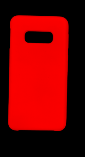 MobilEu Farebný obal silikónový na Samsung Galaxy S10e Červená FO156