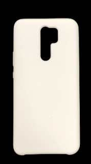 MobilEu Farebný obal silikónový na Xiaomi Redmi 9 Biela FO118