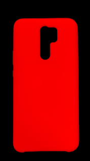MobilEu Farebný obal silikónový na Xiaomi Redmi 9 Červená FO120