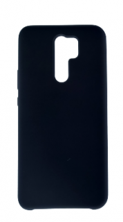 MobilEu Farebný obal silikónový na Xiaomi Redmi 9 Čierna FO107