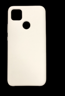 MobilEu Farebný obal silikónový na Xiaomi Redmi 9c Biela FO118