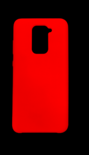 MobilEu Farebný obal silikónový na Xiaomi Redmi Note 9 Červená FO120
