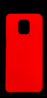 MobilEu Farebný obal silikónový na Xiaomi Redmi Note 9 Pro Max Červená FO120