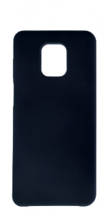 MobilEu Farebný obal silikónový na Xiaomi Redmi Note 9 Pro Max Čierna FO107