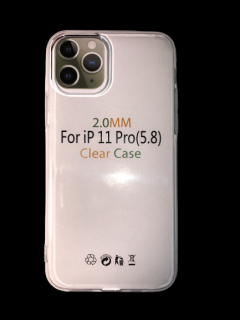 MobilEu Transparentný obal silikónový na iPhone 11 Pro TO40