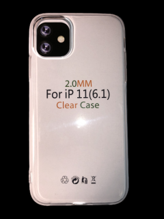 MobilEu Transparentný obal silikónový na iPhone 11 TO39