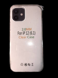 MobilEu Transparentný obal silikónový na iPhone 12 TO42