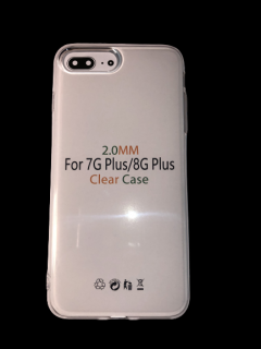 MobilEu Transparentný obal silikónový na iPhone 7+ TO35