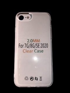 MobilEu Transparentný obal silikónový na iPhone SE 2020 TO34B