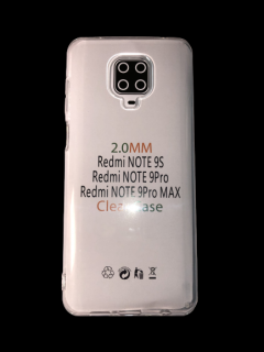 MobilEu Transparentný obal silikónový na Xiaomi Redmi Note 9 Pro Max TO47B