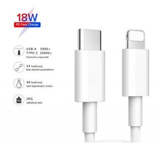 Nabíjací a dátový USB kábel - Lightning (iPhone)