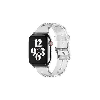 Silikónový remienok na Apple Watch 1-6, SE (44mm/42mm) transparentný