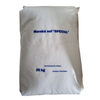Morská soľ SPECIAL / 25 kg / - OSOBNÝ ODBER
