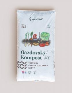 Gazdovský kompost - VermiVital 40 litrov Množstvo: 1ks