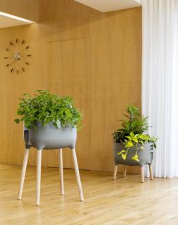 Interiérovy kvetináč Urbalive - vysoký Farba kompostéra: Sivá