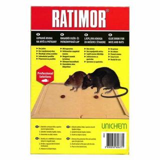 RATIMOR plus lepová kniha na myši a potkany
