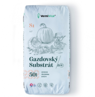 VermiVital - Gazdovský substrát 50 litrov liter: 50,00