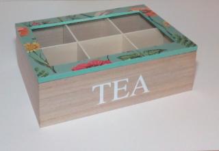 Drevený box na čaj (Box na dávkovaný čaj)