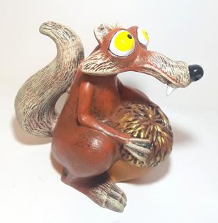 Pokladnička - veveričiak z Doby ľadovej (Veveričiak z rozprávky Doba ľadová)
